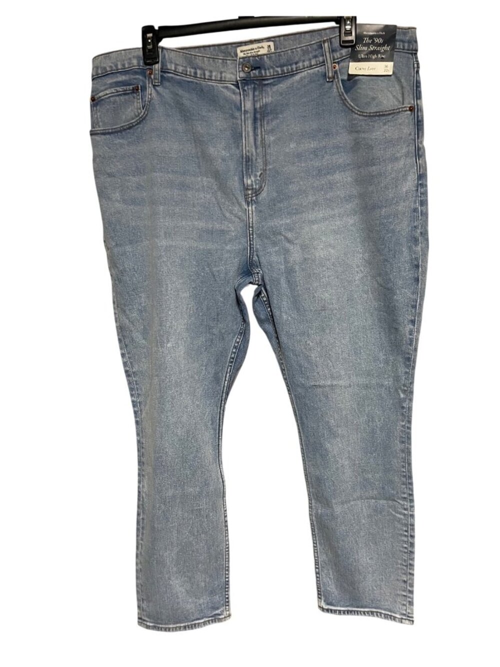 Abercrombie & Fitch Jeans Womens Plus 22S Curve Love The 90s Slim Straight
